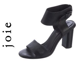 Joie Opal Chunky Buckle Heels Sandals
